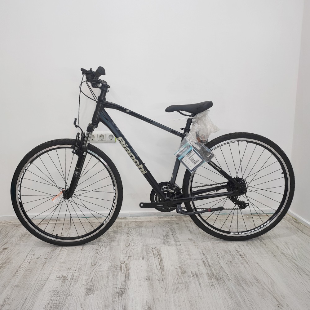 Bianchi T0017FS (Outlet) 28 jant Şehir Bisikleti (Siyah Bej) 47 Kadro
