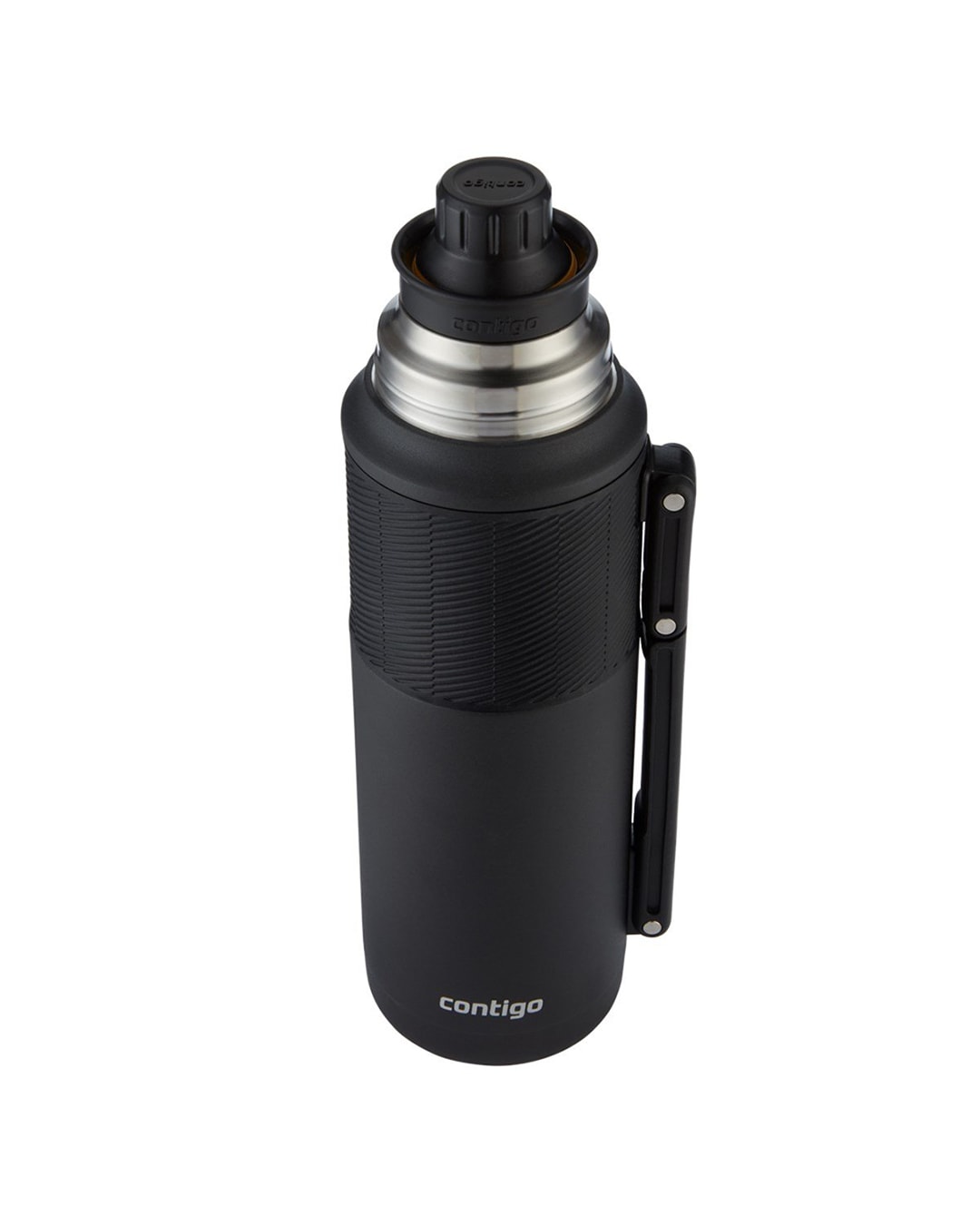 Contigo Thermal Bardaklı Çelik Termos 1.2LT Siyah