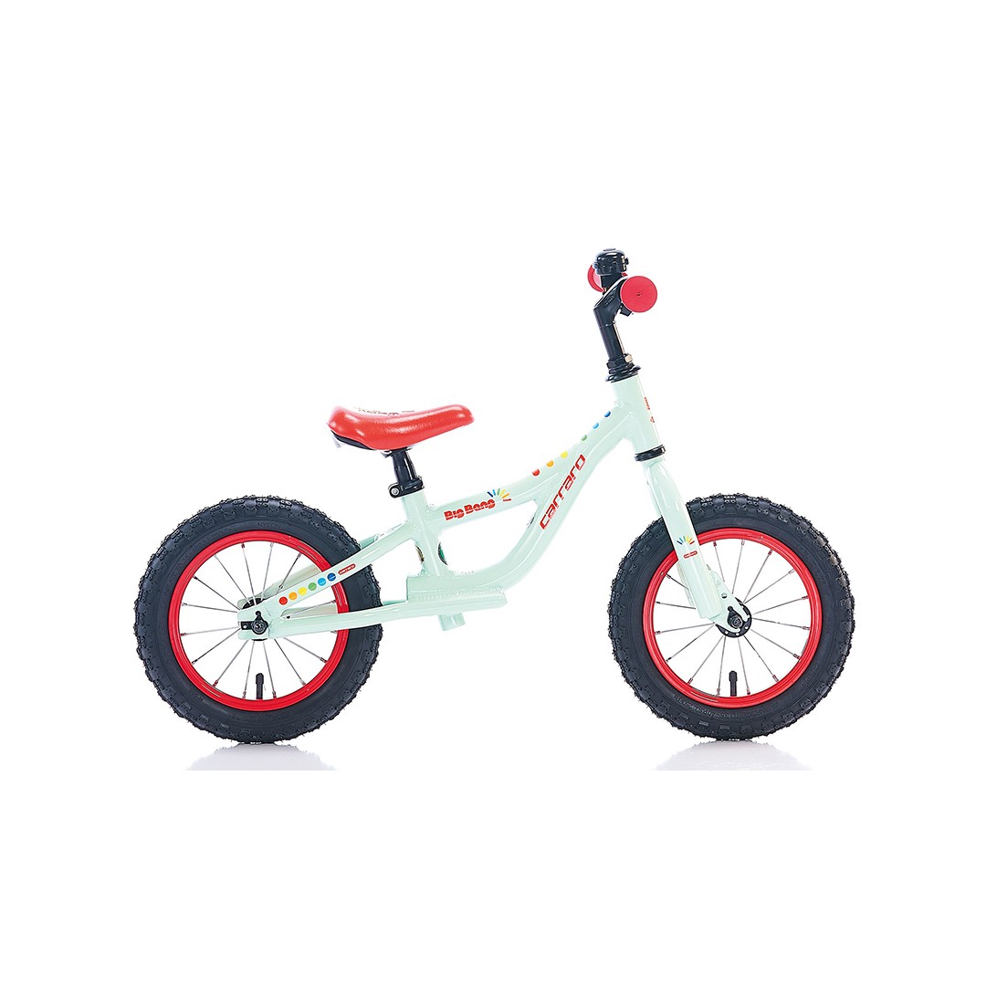 Carraro Big Bang 12 jant Çocuk Bisikleti (Açık Yeşil, Kırmızı)