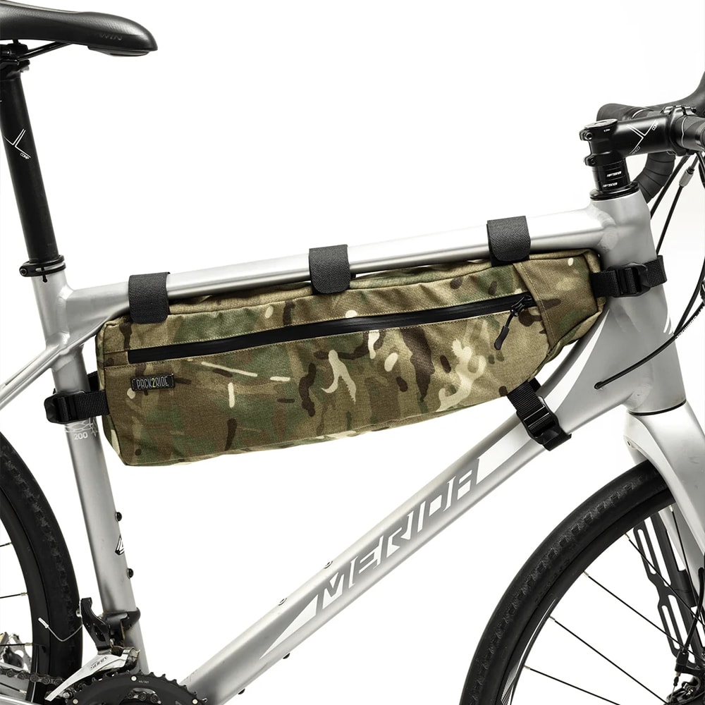 Pack2Ride Inna Siyah Kadro Çantası Large - Kamuflaj