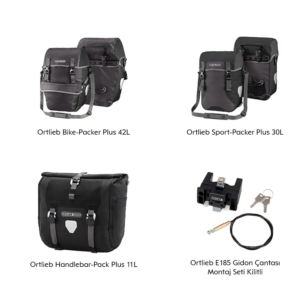 Ortlieb Packer Plus Çanta Seti PCKR4030