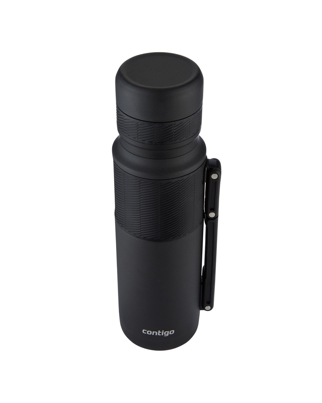 Contigo Thermal Bardaklı Çelik Termos 1.2LT Siyah