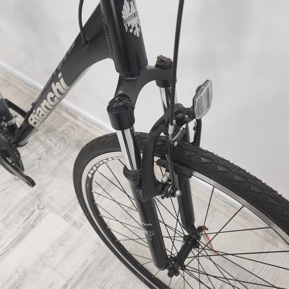 Bianchi T0017FS (Outlet) 28 jant Şehir Bisikleti (Siyah Bej) 47 Kadro