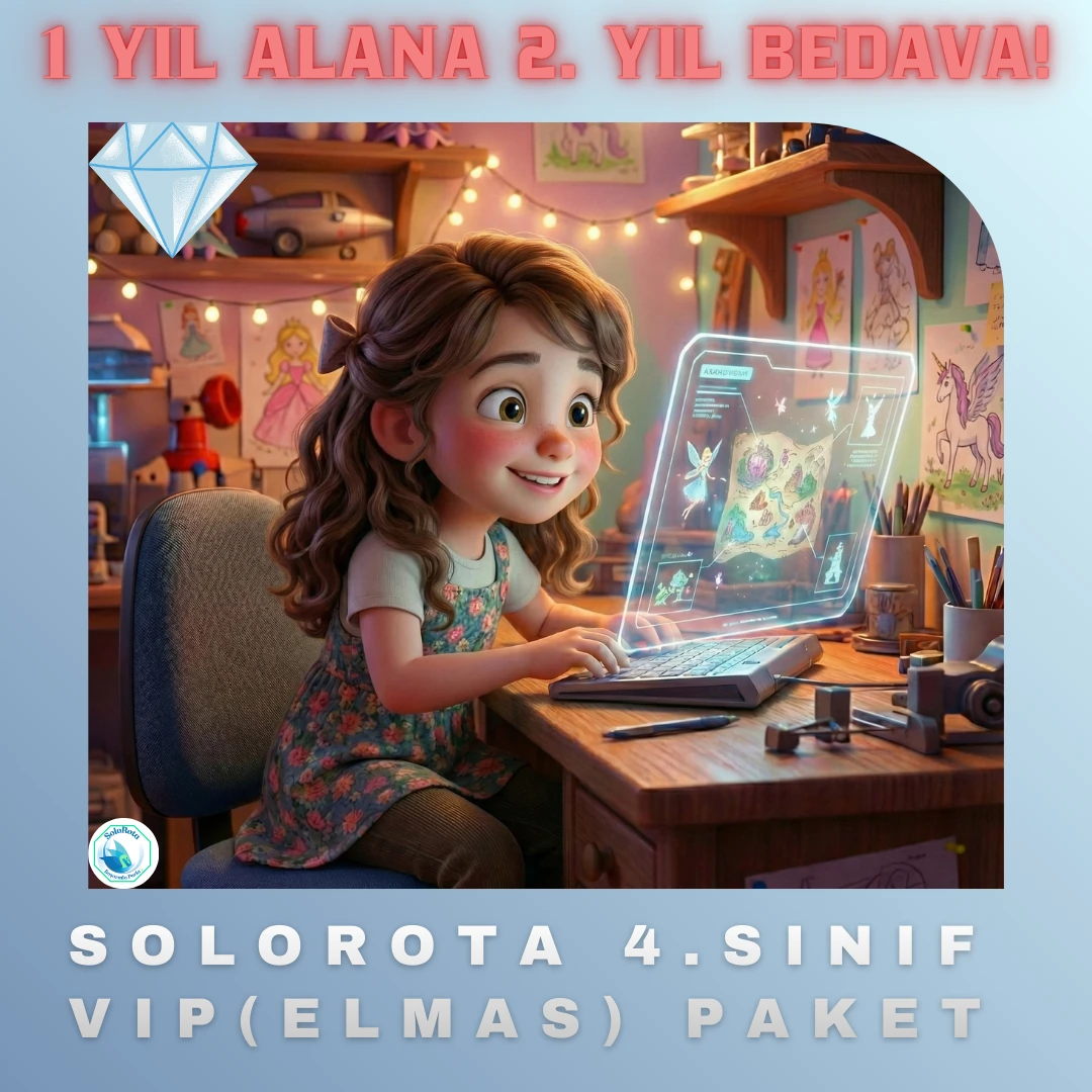 SOLOROTA 2 YILLIK 4. SINIF VIP (ELMAS) PAKET