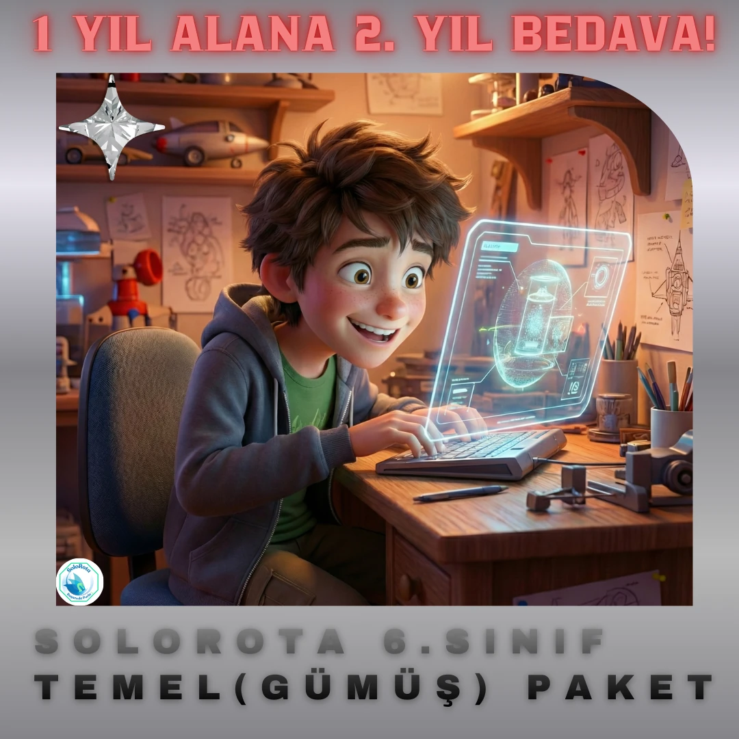 SOLOROTA 2 YILLIK 6.SINIF TEMEL(GÜMÜŞ) PAKET