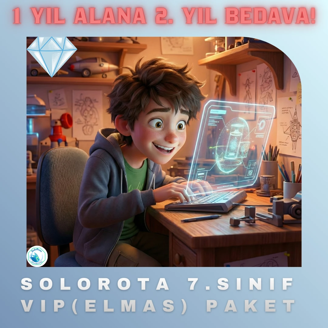 SOLOROTA 2 YILLIK 7.SINIF VIP (ELMAS) PAKET