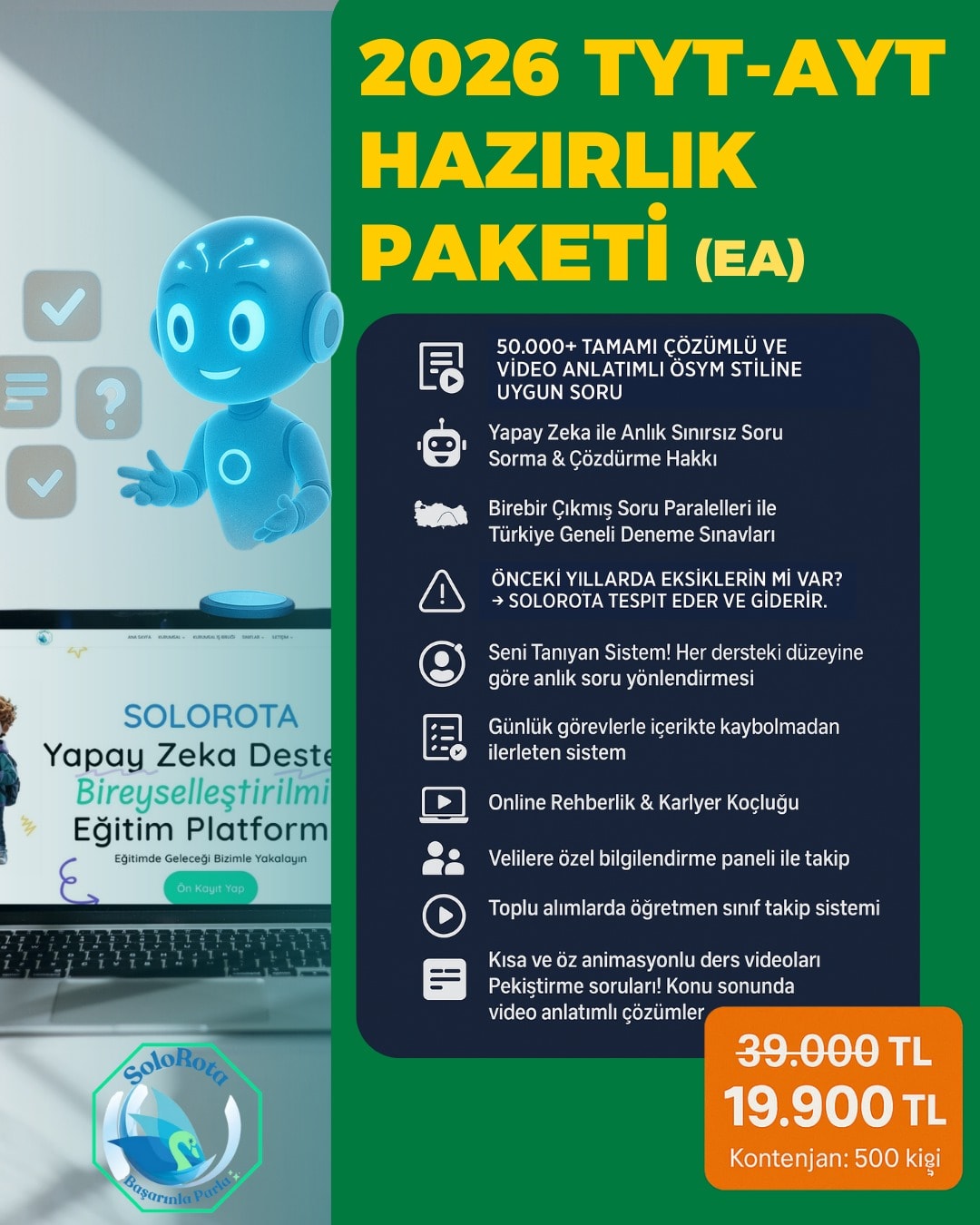 TYT AYT EŞİT AĞIRLIK PREMIUM PAKET