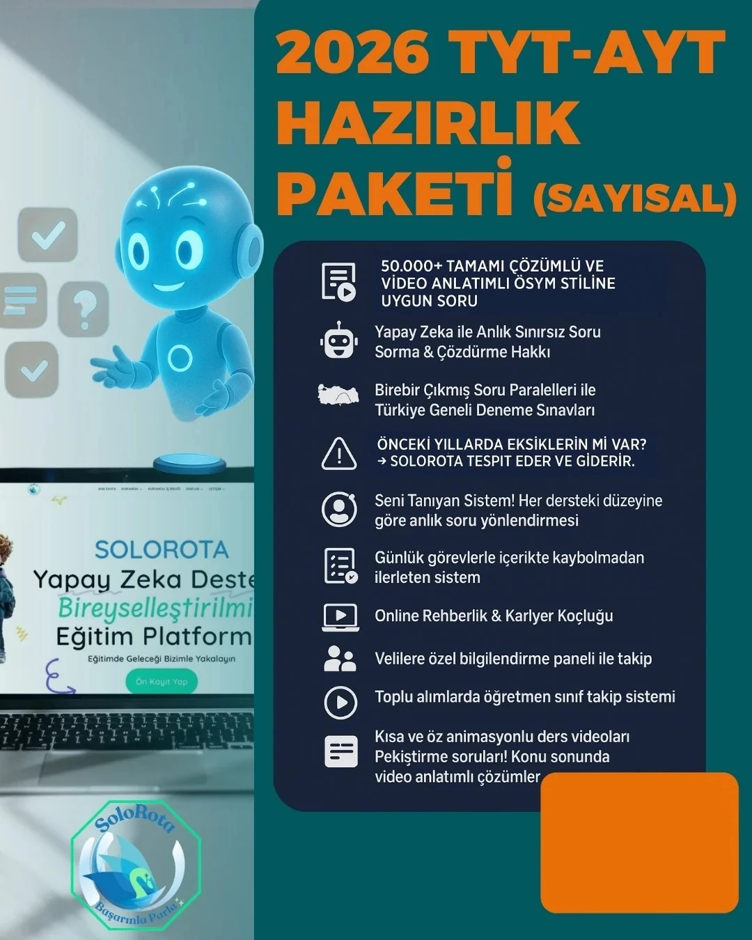 TYT AYT SAYISAL PREMIUM PAKET