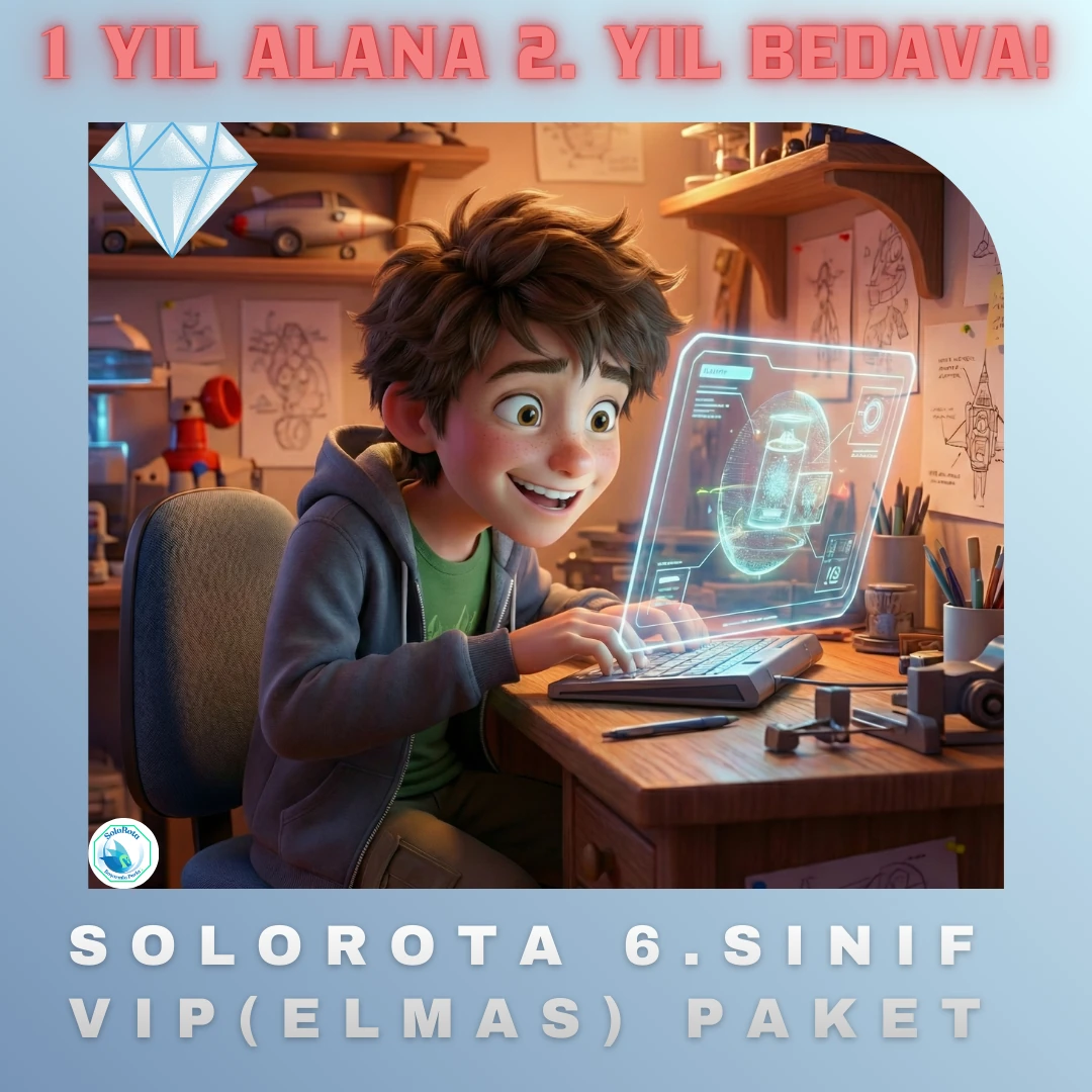 SOLOROTA 2 YILLIK 6.SINIF VIP(ELMAS) PAKET
