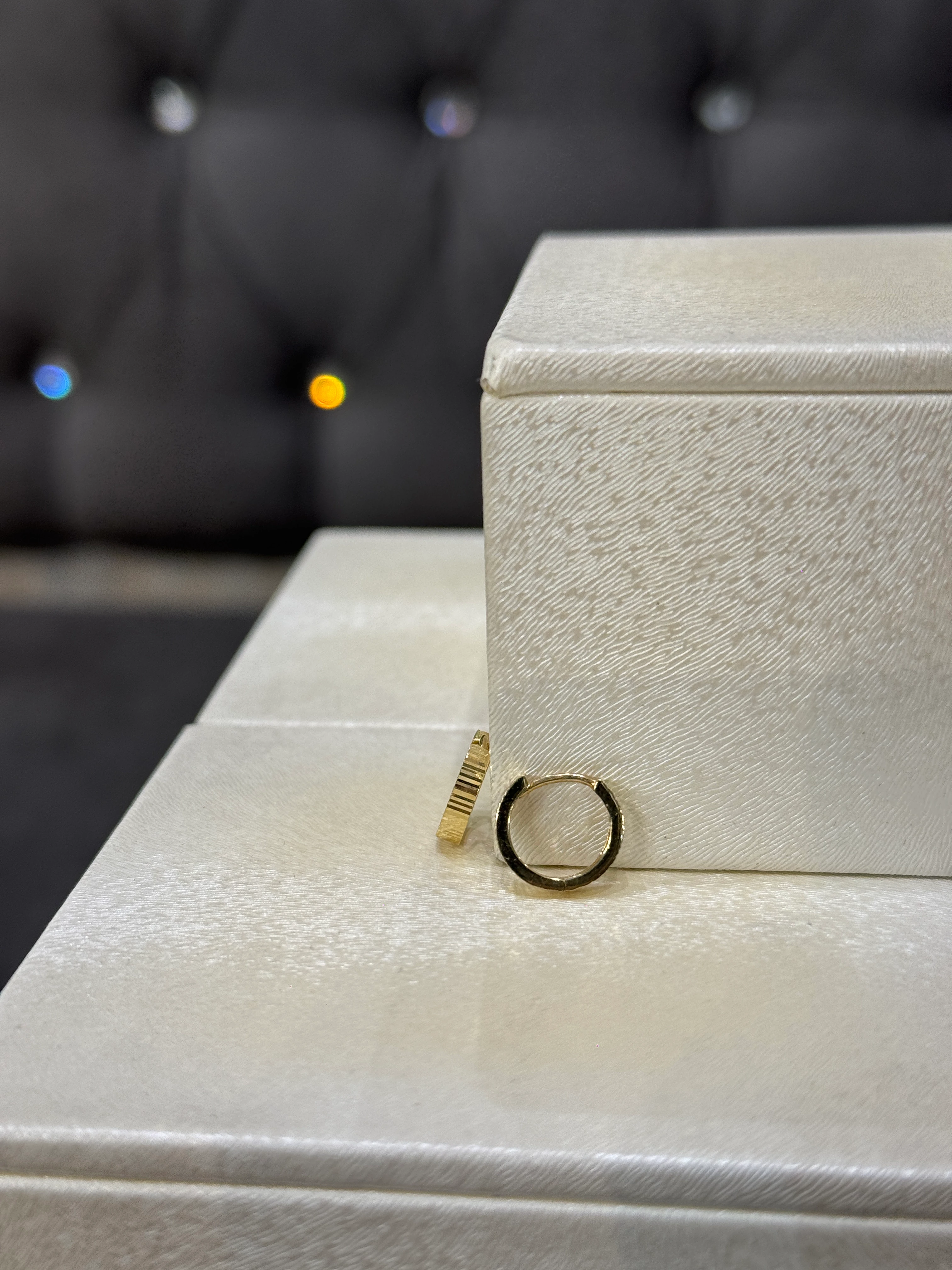 14 AYAR ALTIN KALEMLİ HALKA KÜPE