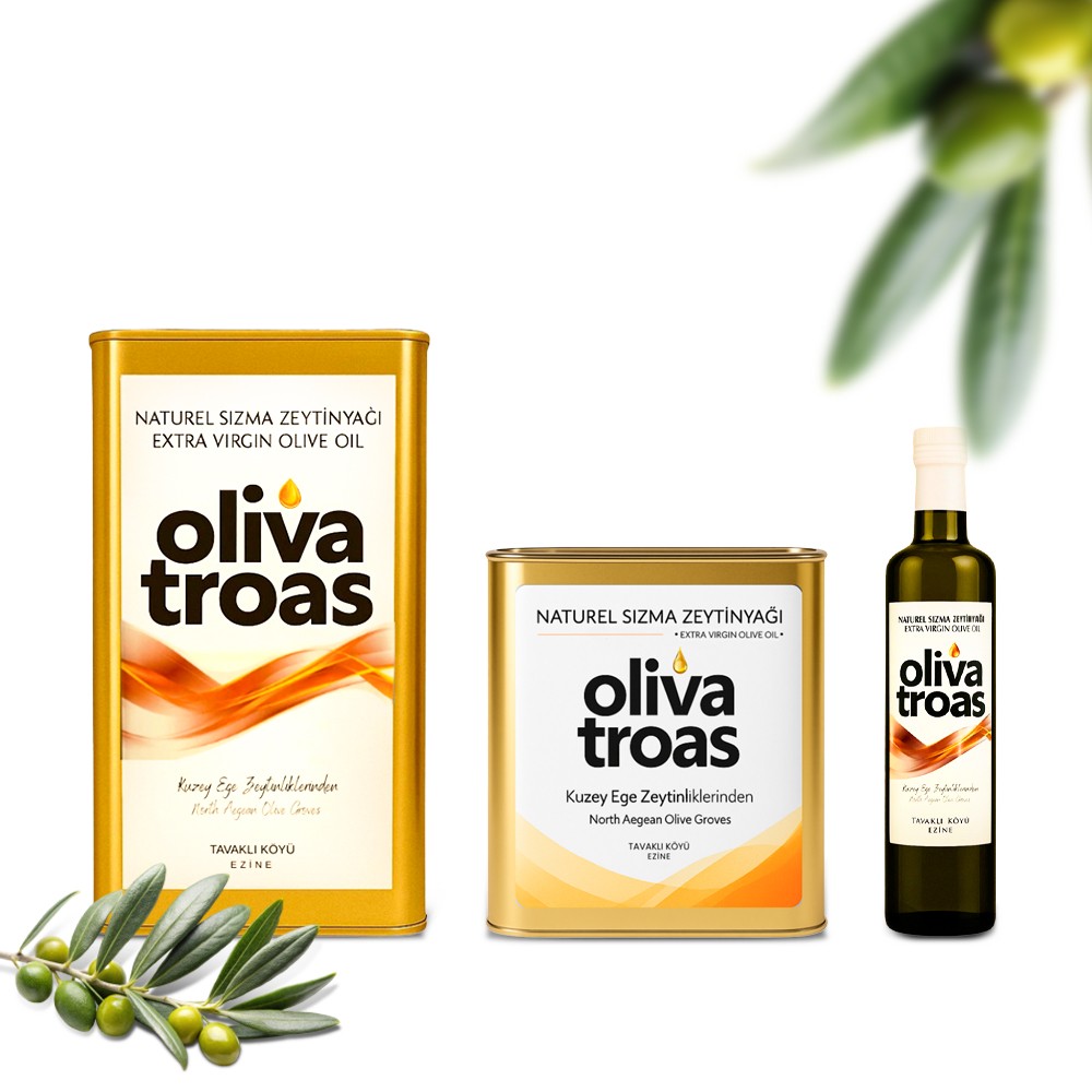 Olivatroas Natürel Sızma Zeytinyağı 3'lü paket