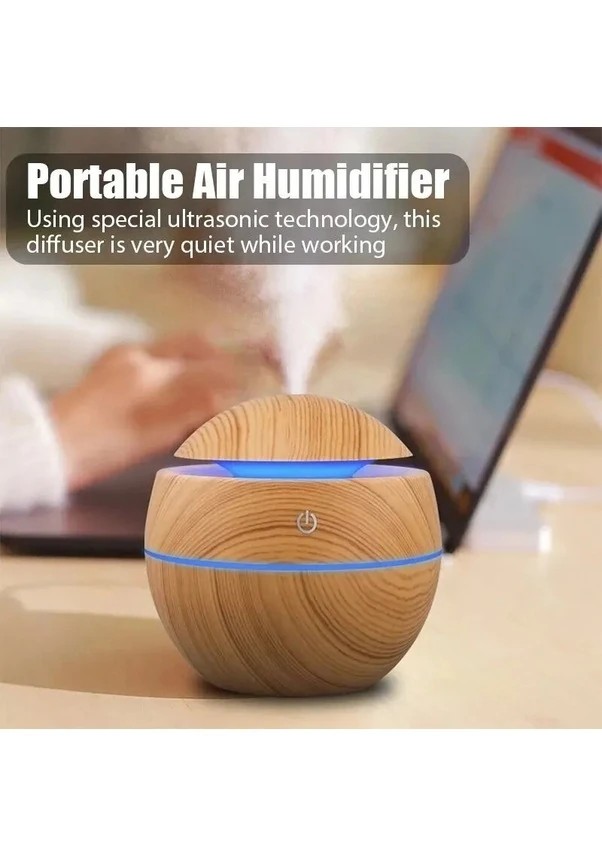 Round Wood Hava Nemlendirici Humidifier
