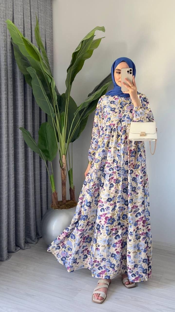 Alaçatı Model Mango Kumaş Elbise