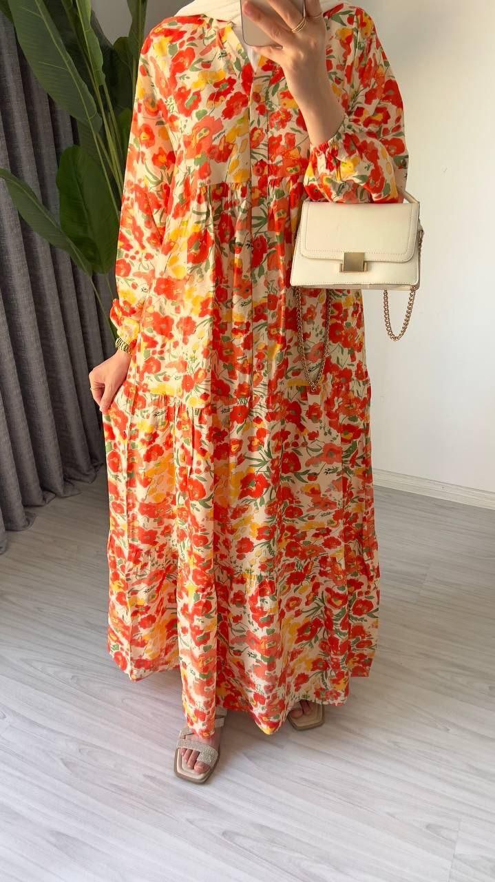 Alaçatı Model Mango Kumaş Elbise