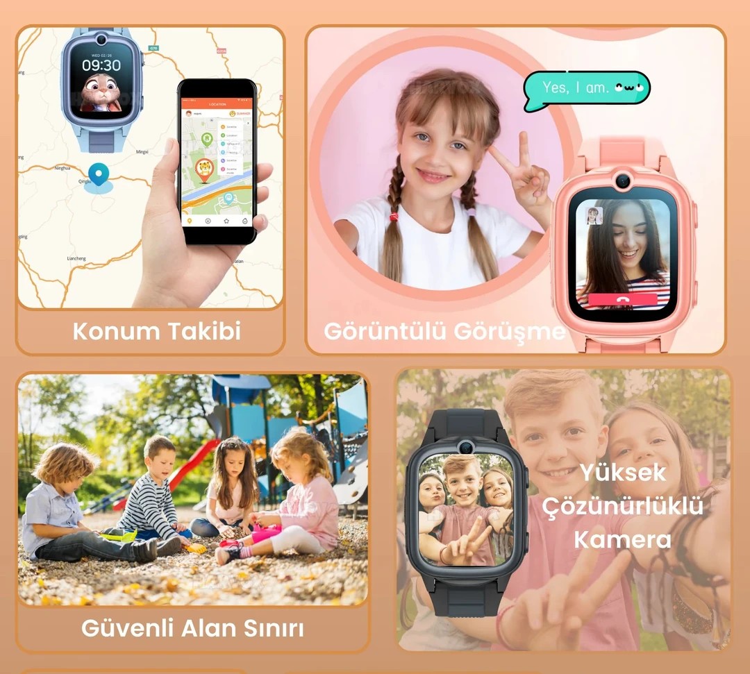HX Kids 4G Pro Akıllı Çocuk Saati