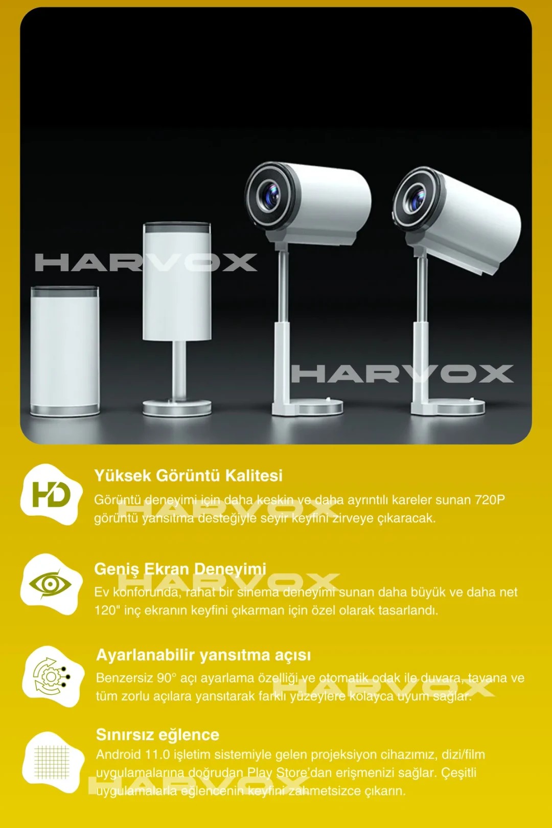 Harvox Apollon T1 Projeksiyon Cihazı