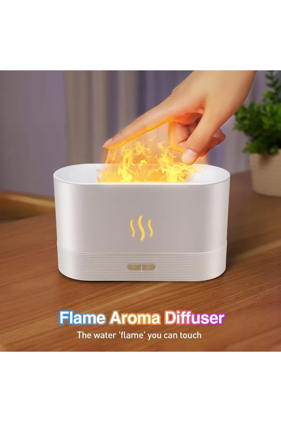 Alev Efektli Ultrasonik Hava Nemlendirici Humidifier (Mini Şömine)