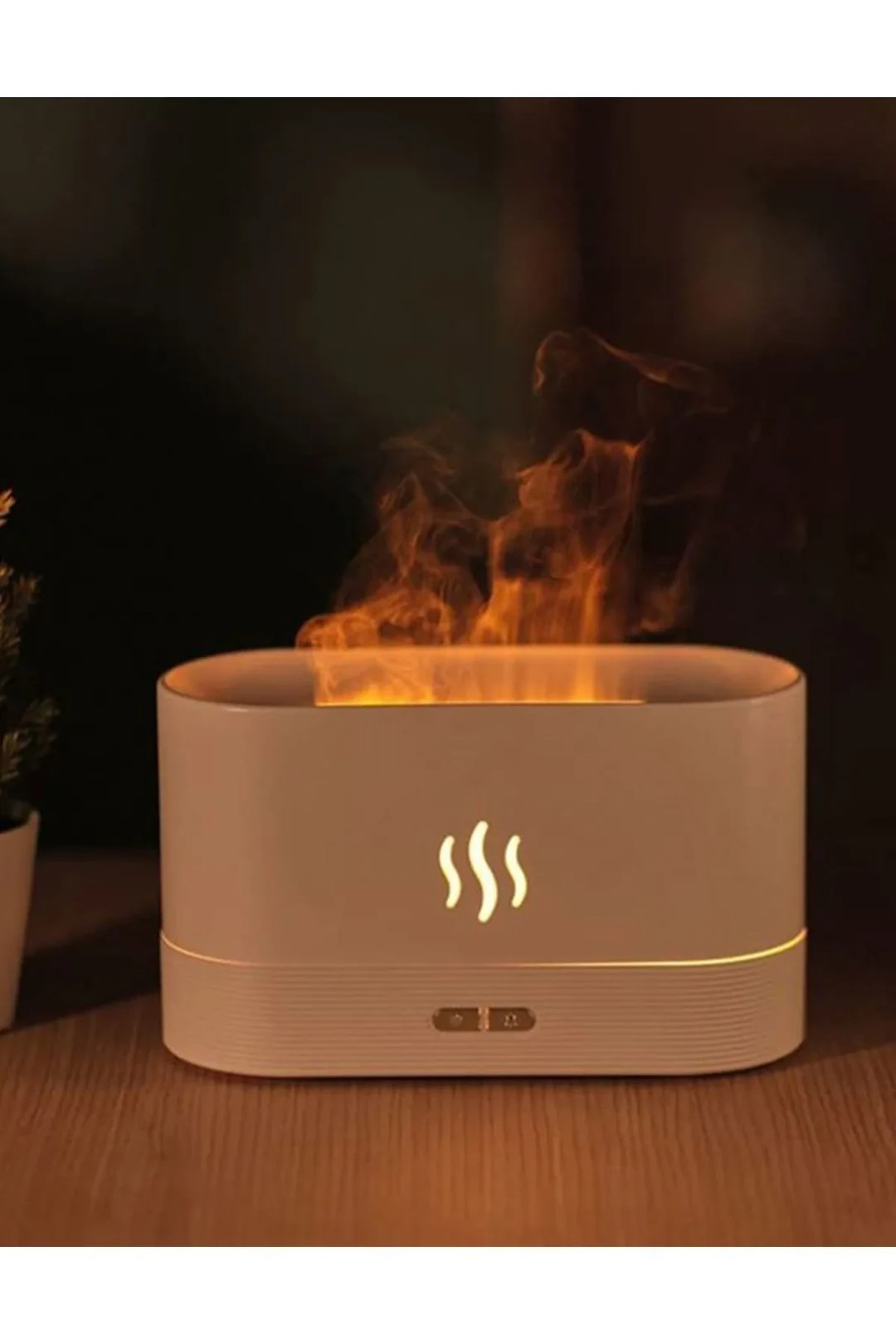 Alev Efektli Ultrasonik Hava Nemlendirici Humidifier (Mini Şömine)
