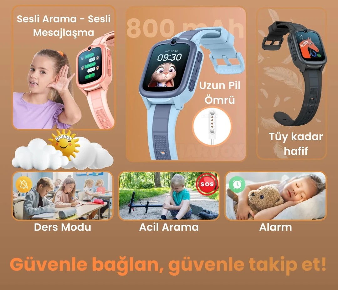 HX Kids 4G Pro Akıllı Çocuk Saati