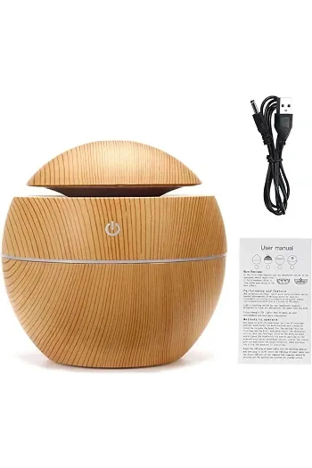 Round Wood Hava Nemlendirici Humidifier