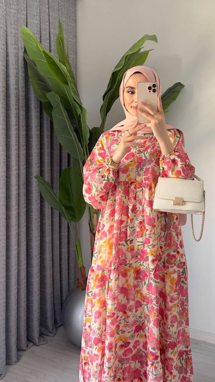 Alaçatı Model Mango Kumaş Elbise