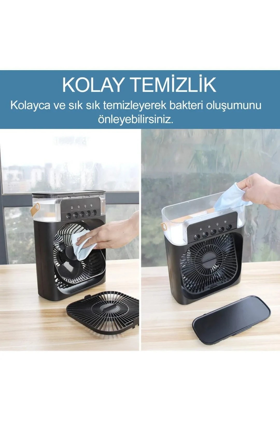Buhar Üflemeli Masaüstü Fan