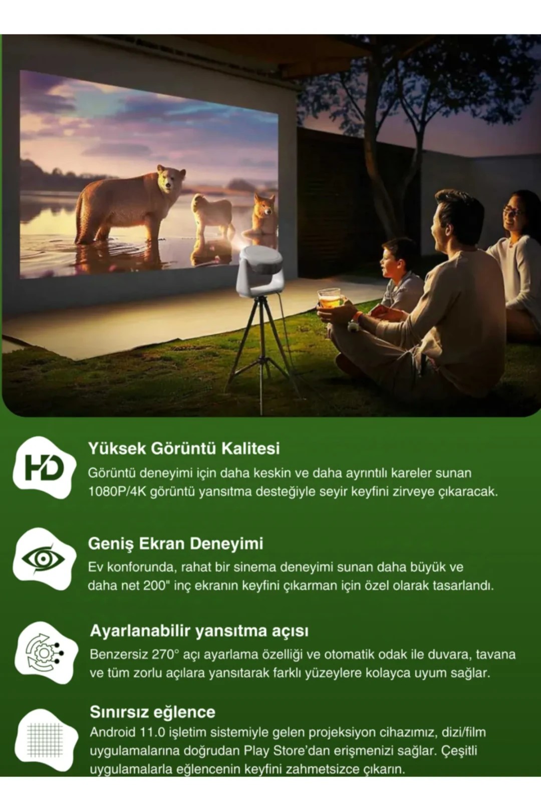 Harvox Apollon P1 Projeksiyon Cihazı