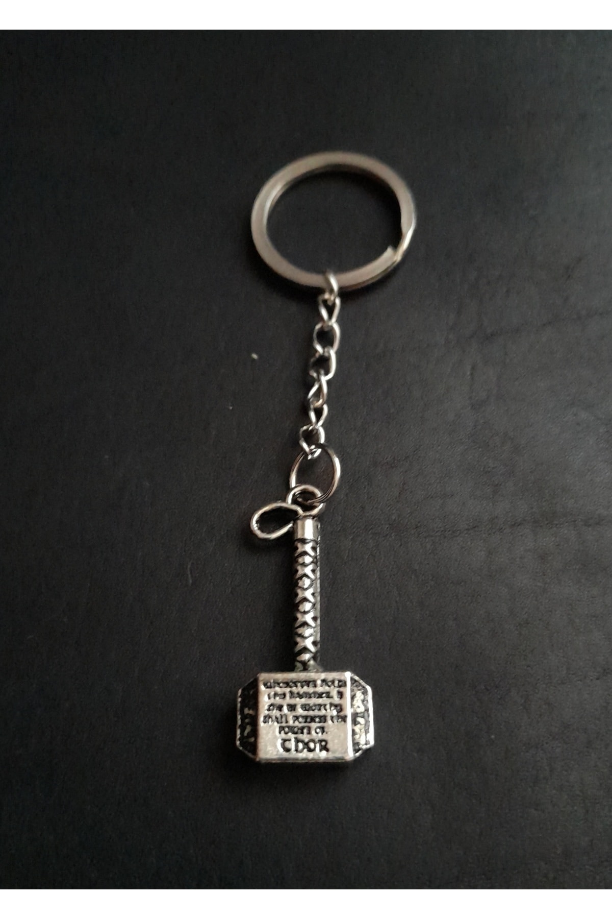 VİKİNG THOR ÇEKİÇ FİGÜRLÜ METAL ANAHTARLIK