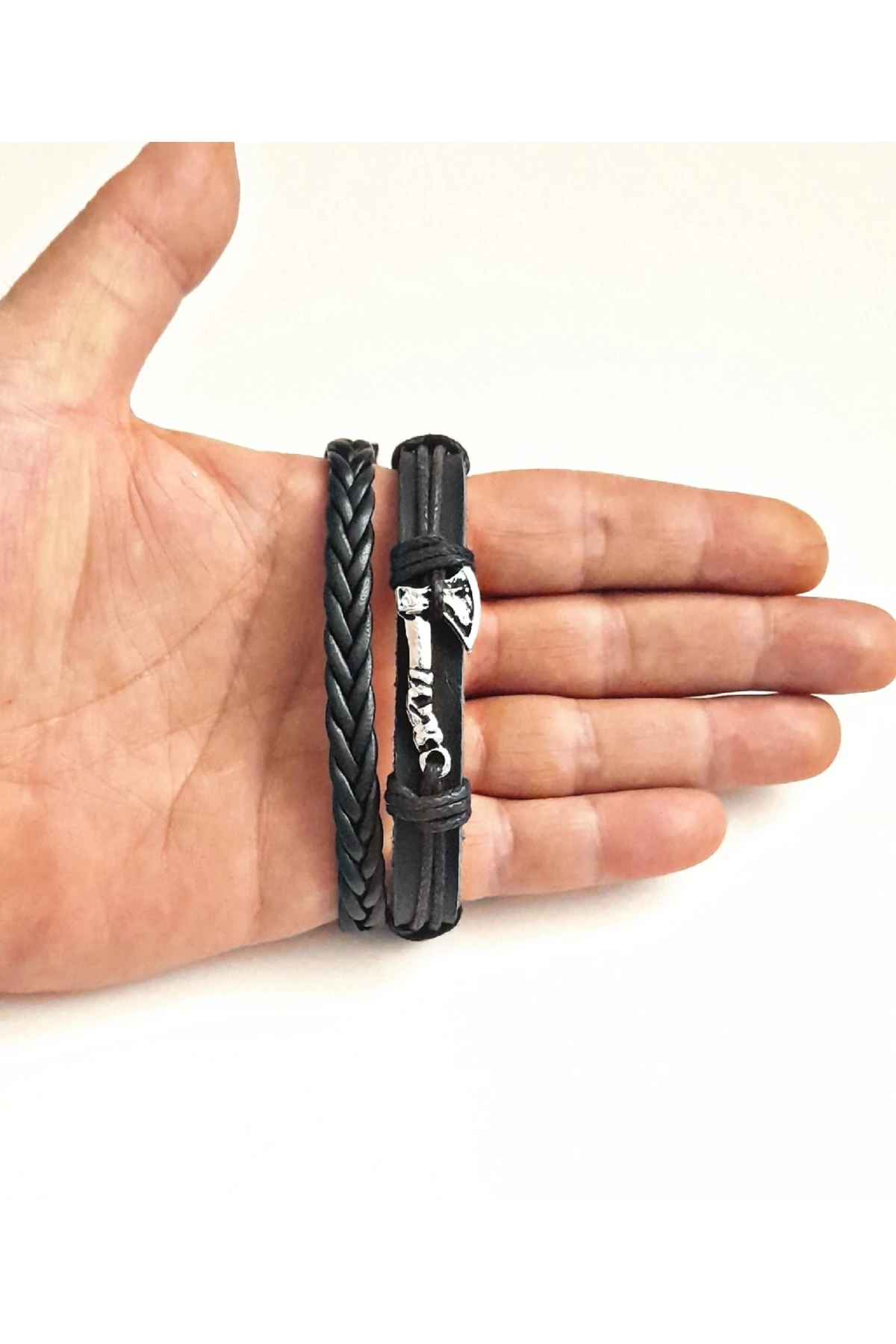 BALTA TASARIM 2'Lİ MODA HAKİKİ DERİ BİLEKLİK