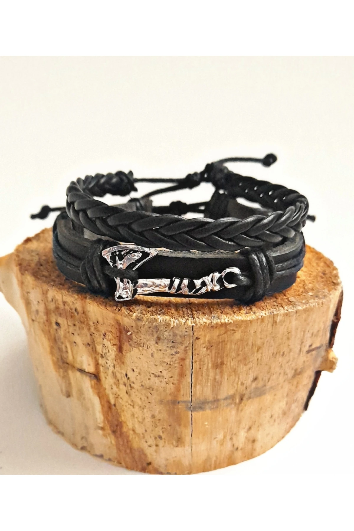 BALTA TASARIM 2'Lİ MODA HAKİKİ DERİ BİLEKLİK