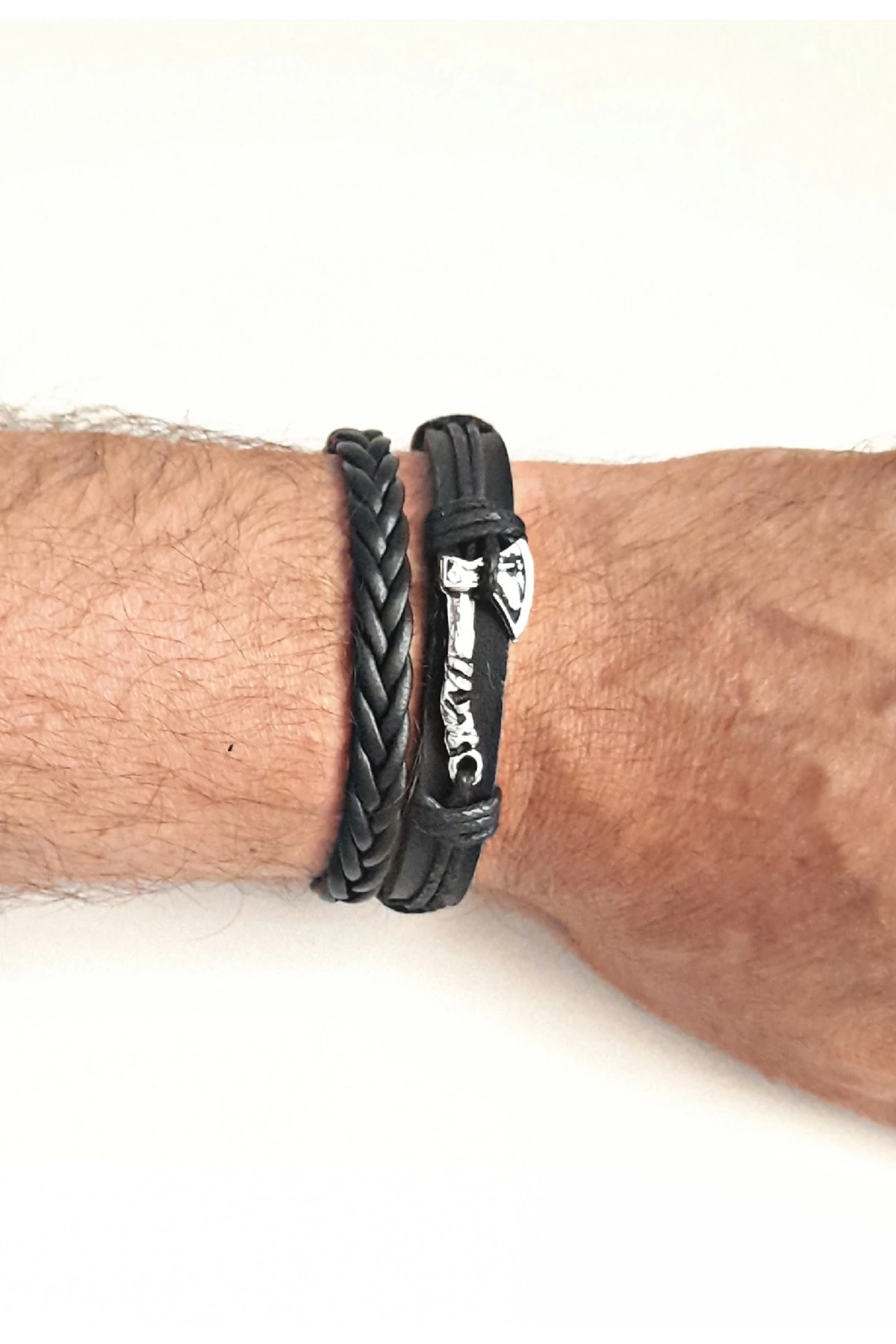 BALTA TASARIM 2'Lİ MODA HAKİKİ DERİ BİLEKLİK