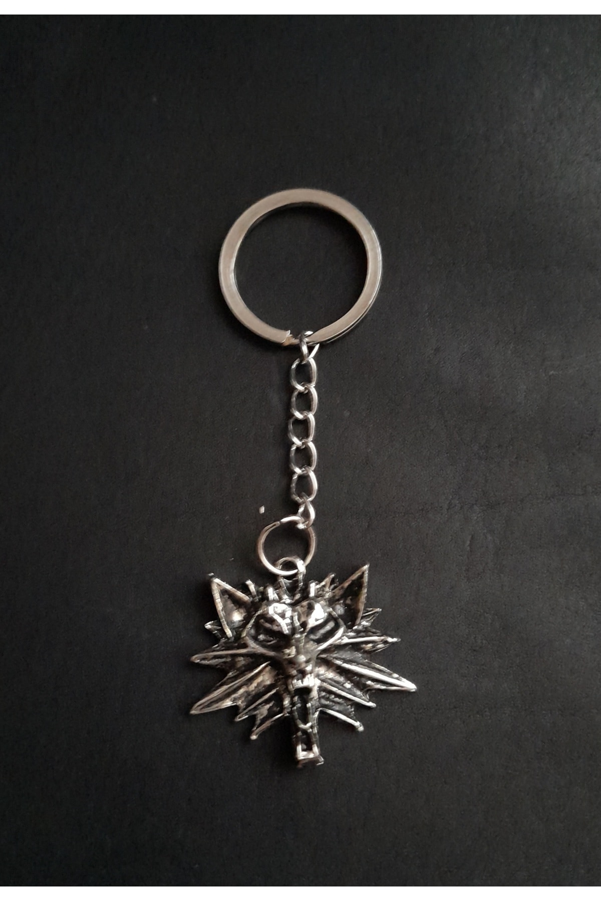 VİKİNG KURT FİGÜRLÜ METAL ANAHTARLIK