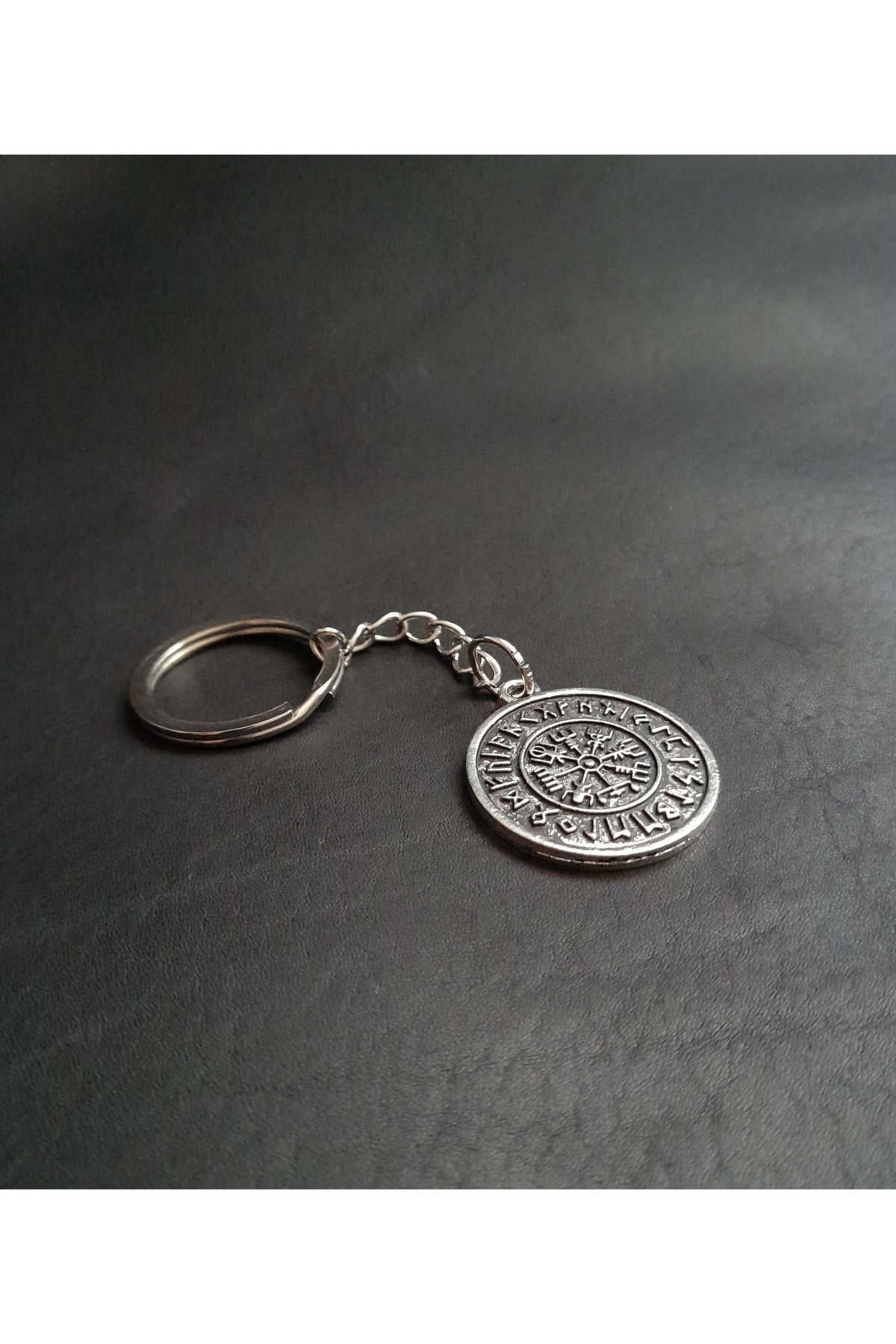 Viking Pusula Figürlü Metal Anahtarlık