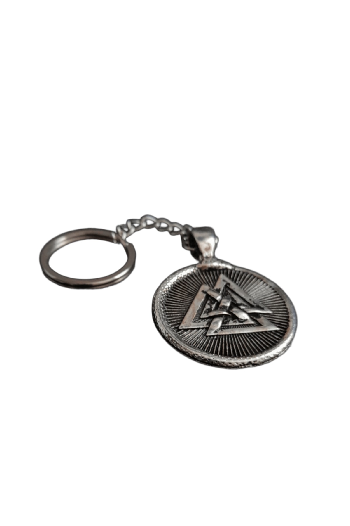 İSKANDİNAV VALKNUT FİGÜRLÜ METAL ANAHTARLIK AKSESUAR