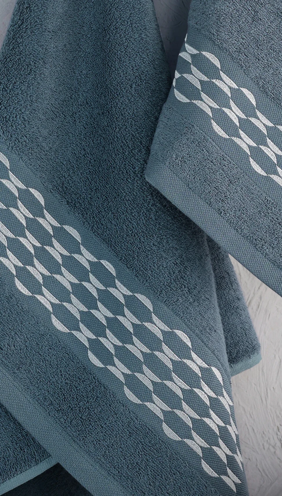 MARİBOR Iconic - %70 Bambu / %30 Pamuk Nakışlı El Havlusu - 6'lı Set 