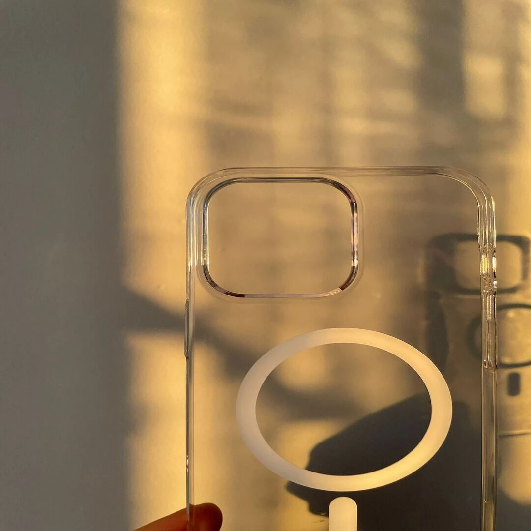 İPHONE MAGSAFE ÖZELLİKLİ SERT MİKA ŞEFFAF KILIF