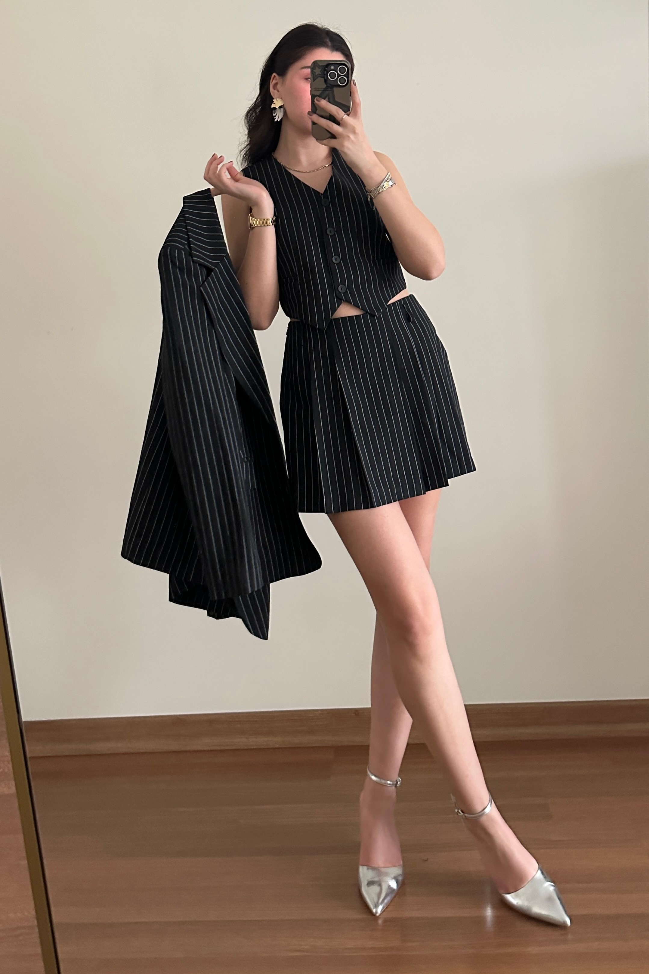 Çizgili Takım 3'lü Set