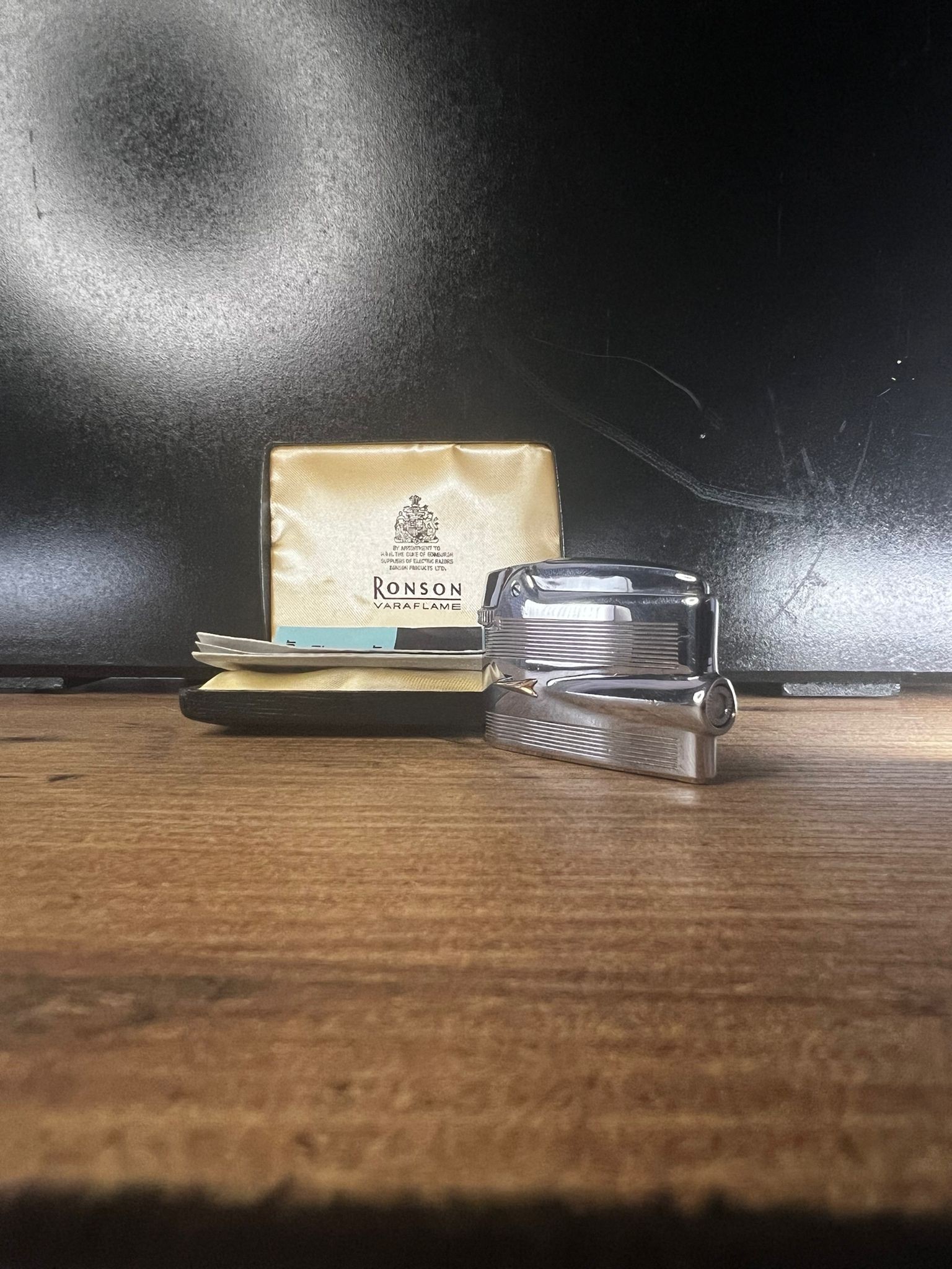 Jet Çağının İmzası Ronson Varaflame Pocket Lighter (USA) Antika çakmak