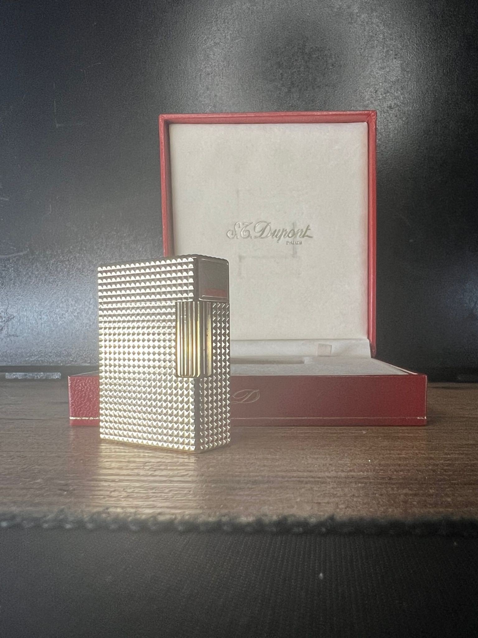 S.T. Dupont Ligne 1 – Diamond Head Finish Palladium – 1995 Dupont Çakmak