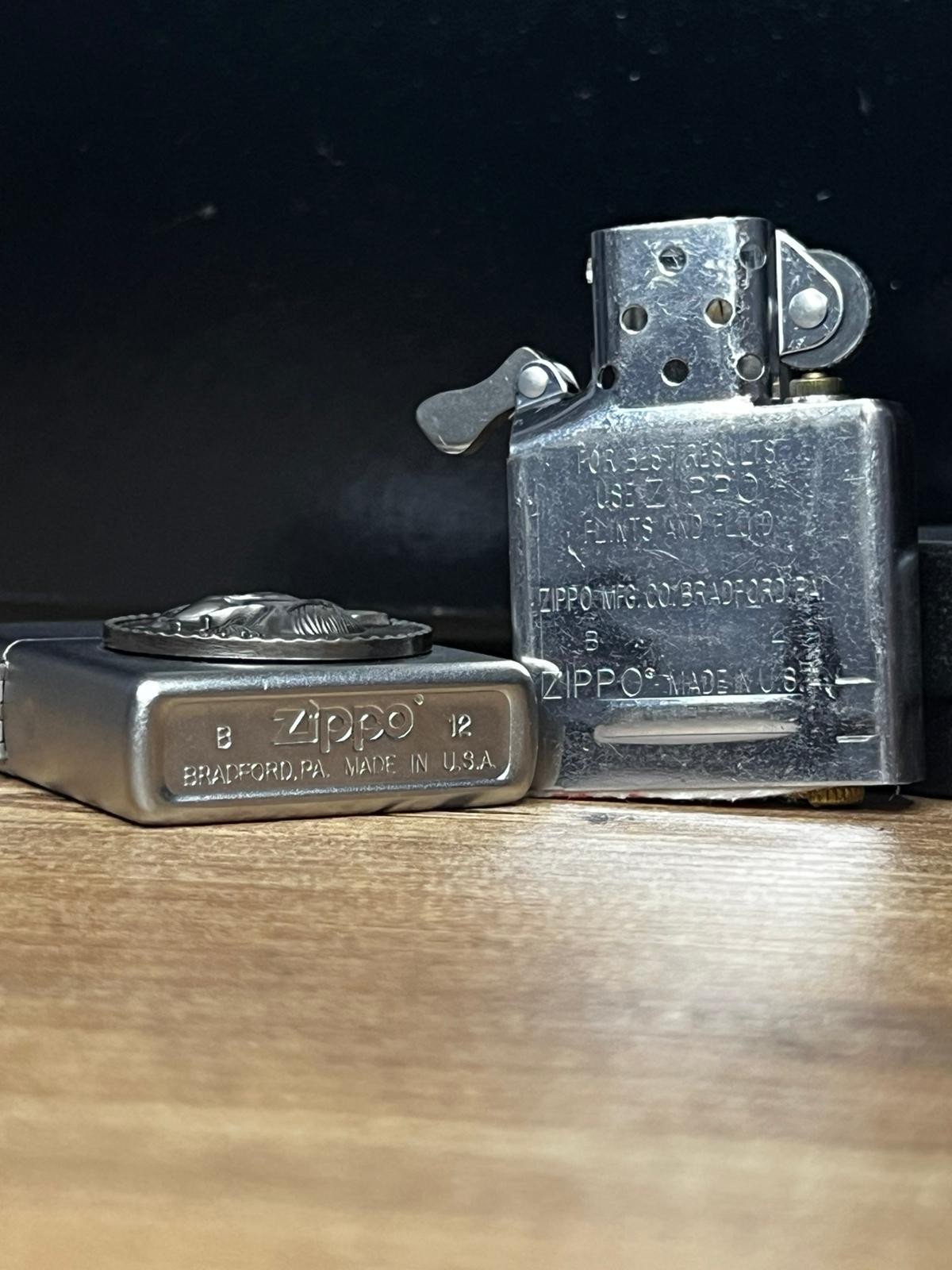 Asaletin Sembolü: 3D Aslan Başlı Zippo – 