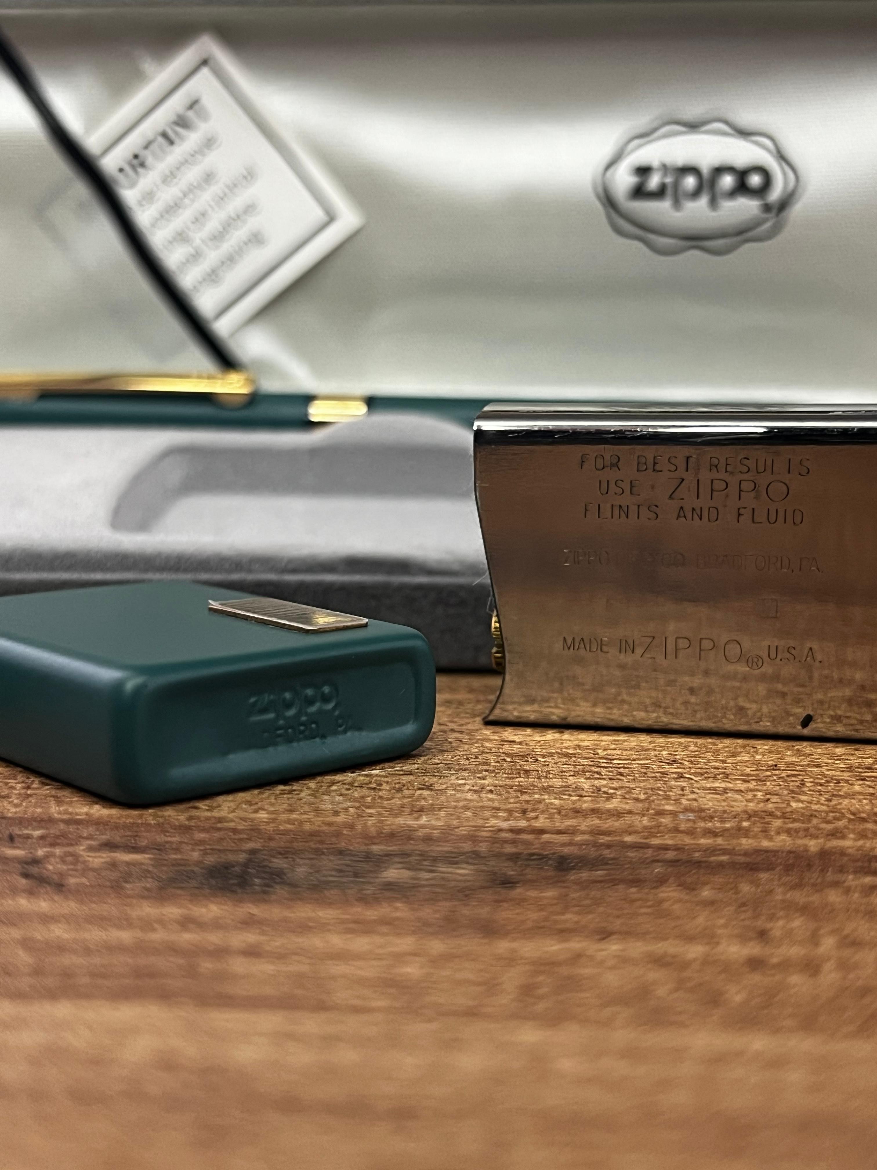 Zippo Slim & Kalem Set – Vintage Elegance