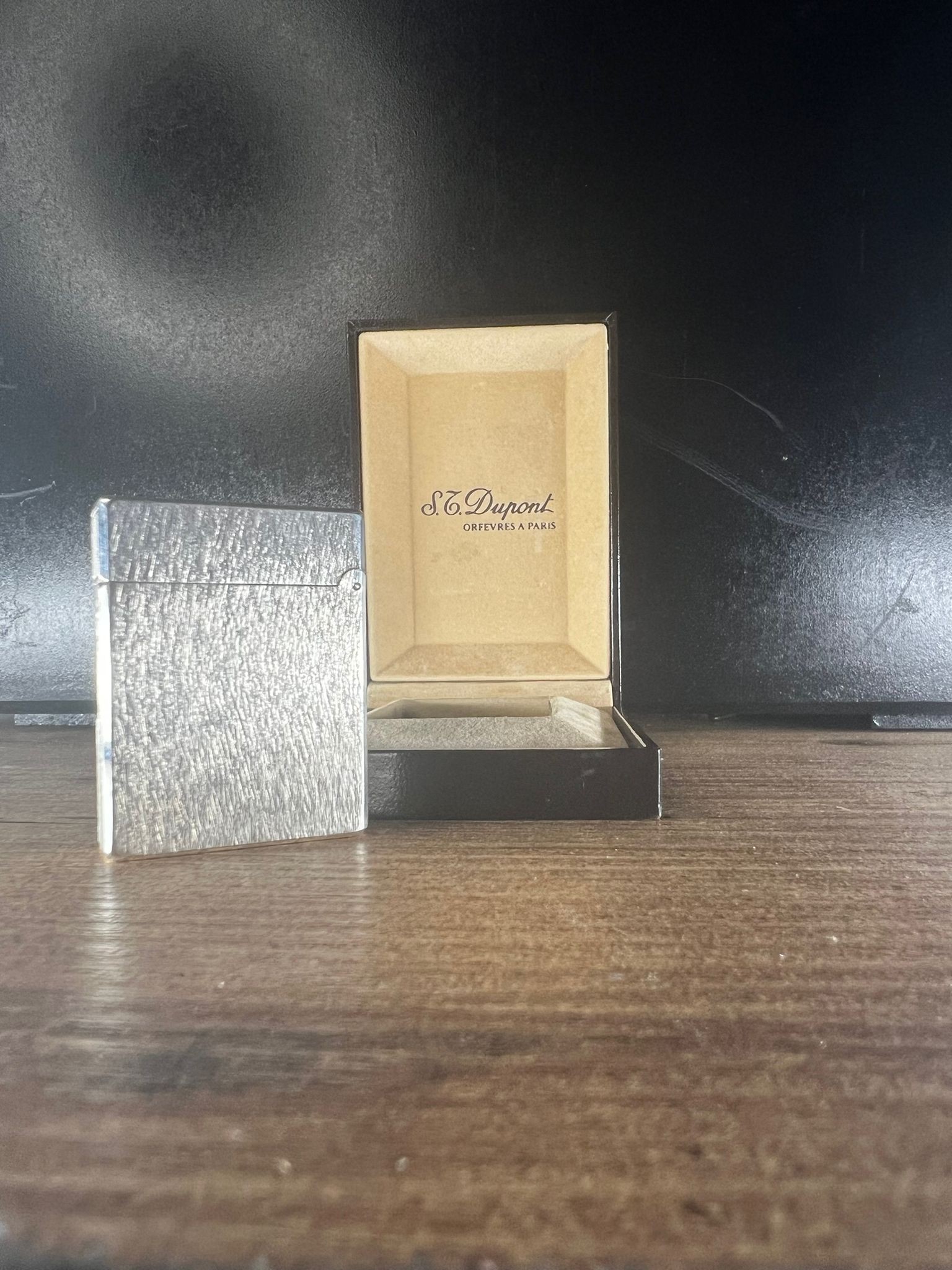 S.T. Dupont Ligne 1 Brushed Silver (1985 Üretimi – Serial No 1C996J) Çakmak