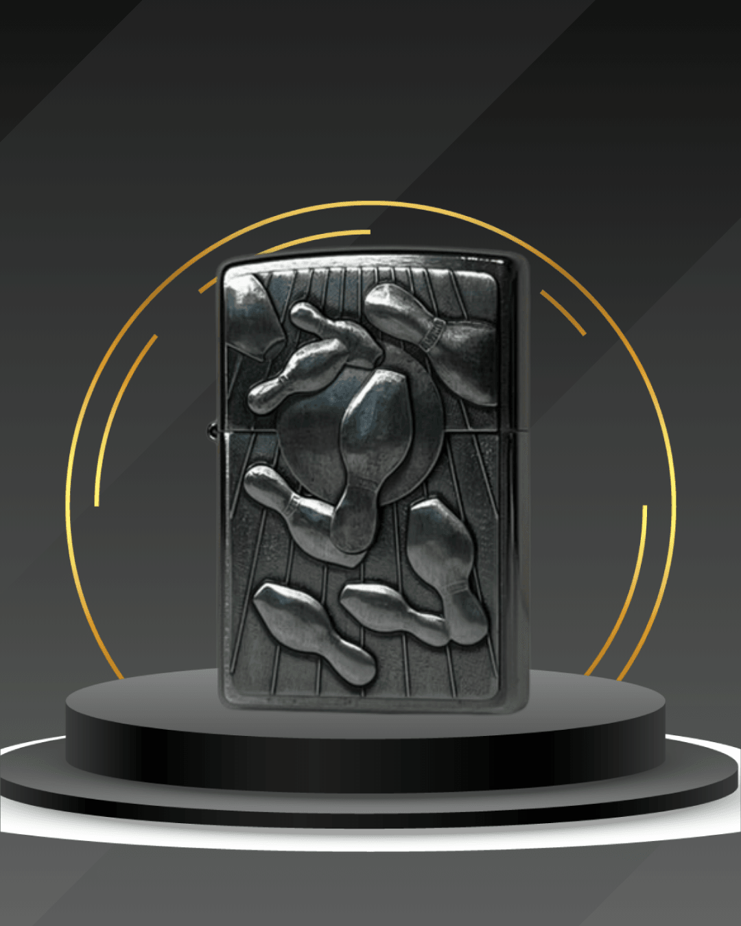 Broken Heart Skeletons 3D Kabartma Zippo Çakmak main variant image