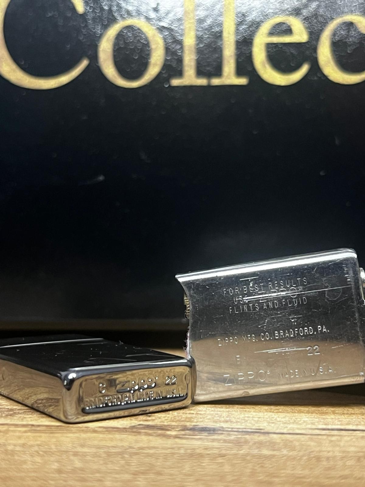 ZARAFETİN YANSIYANI KROM GRAVÜR ZIPPO – 2022