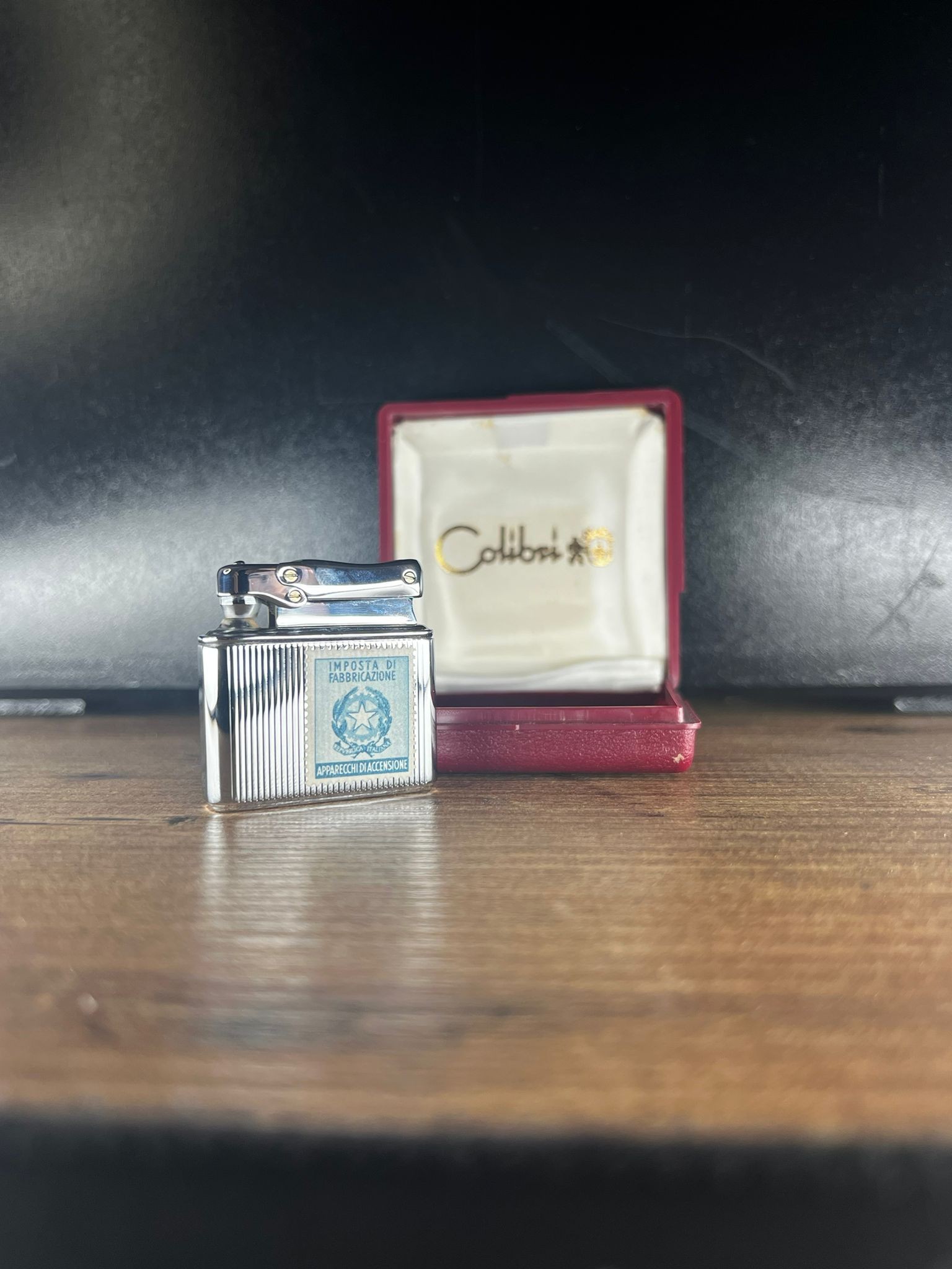 Colibri Monogas – Vintage İtalyan Bandrollü Model çakmak image