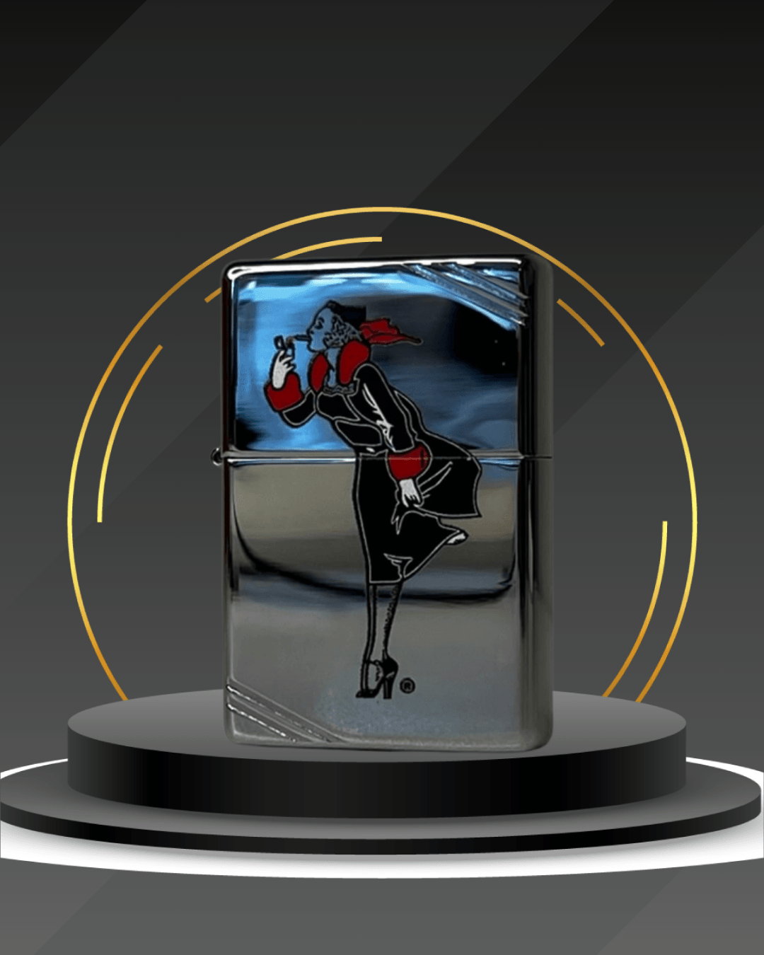 Zippo Windproof Girl Temalı Model Zippo Çakmak main variant image