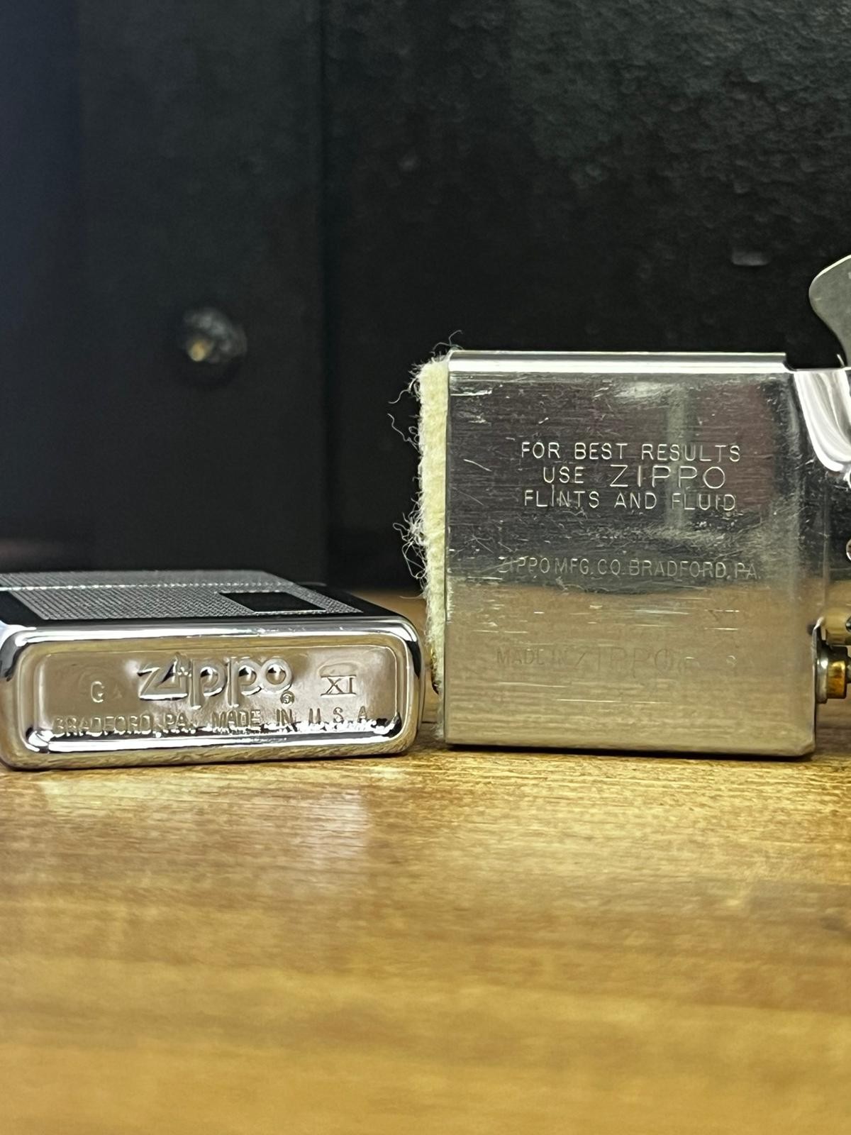 Temmuz 1995 – Grid Desenli Klasik Zippo