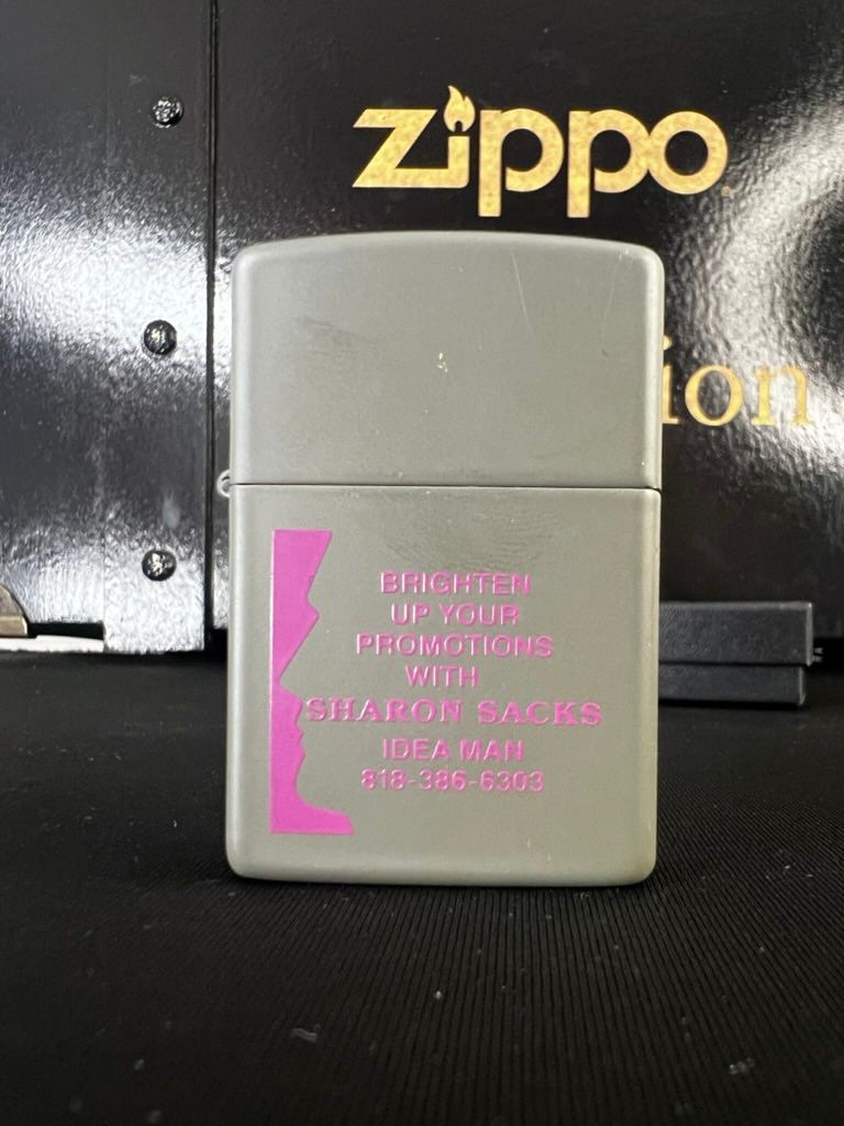 IDEA MAN” – Sharon Sacks Promosyon Zippo çakmak main variant image