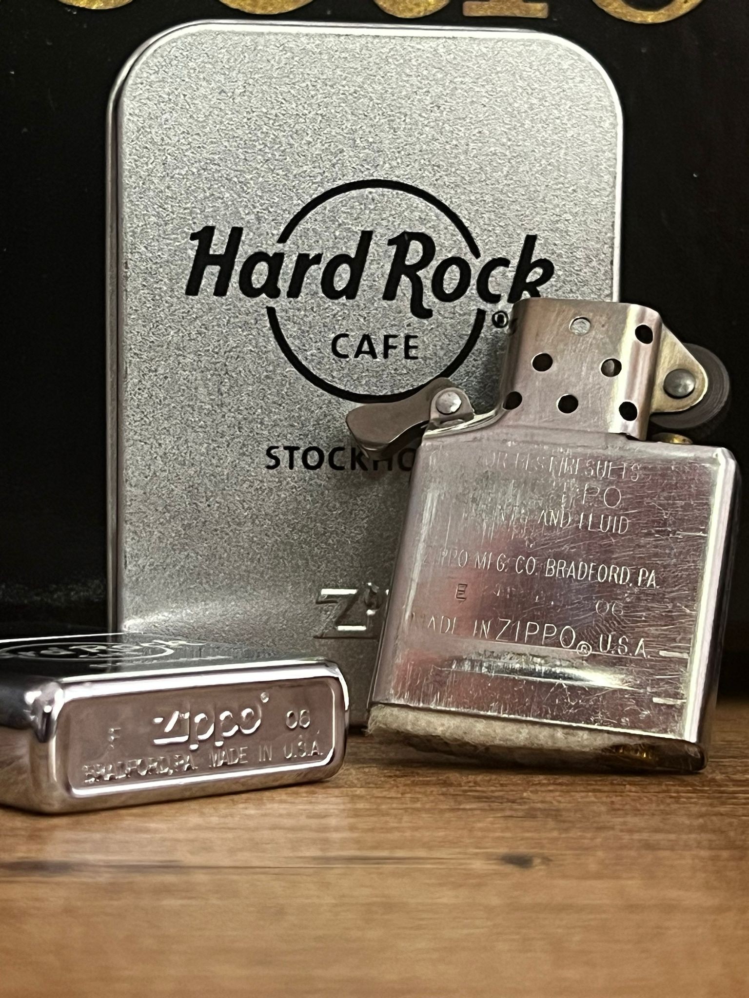 Kuzey Rüzgarı – Hard Rock Cafe Stockholm Zippo Çakmak