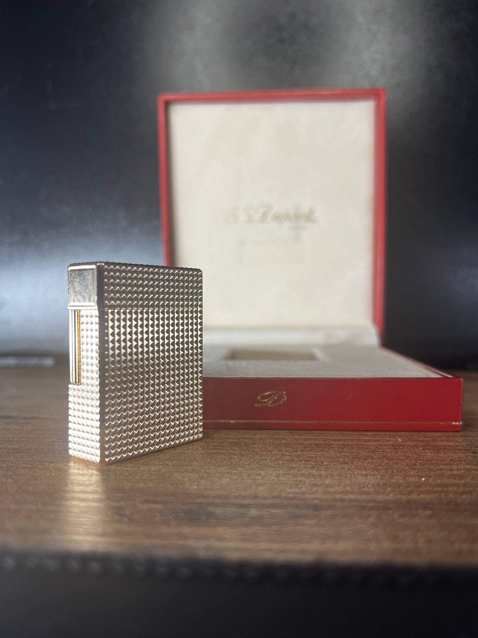 S.T. Dupont Ligne 1 – Diamond Head Finish Palladium – 1995 Dupont Çakmak